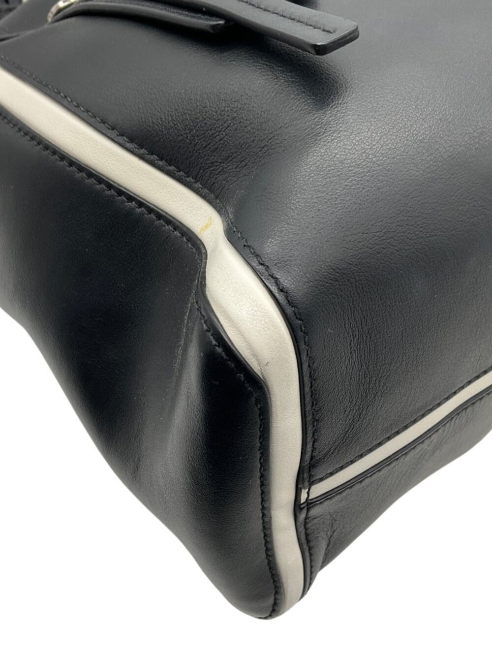 Prada Black Leather Ouverture Grace Lux Medium Tote Bag - Picture 7 of 11